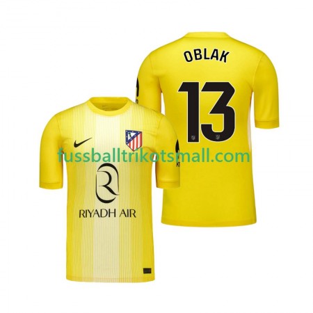 Fußballtrikots Atlético Madrid Jan Oblak 13 Torwart 2025-2026 Kurzarm Heimtrikotsatz kaufen Fußballtrikots Atlético Madrid Jan Oblak 13 Torwart 2025-2026 Kurzarm Heimtrikotsatz kaufen